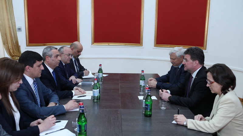 В Ереване состоялась встреча главы МИД Арцаха с Действующим председателем ОБСЕ