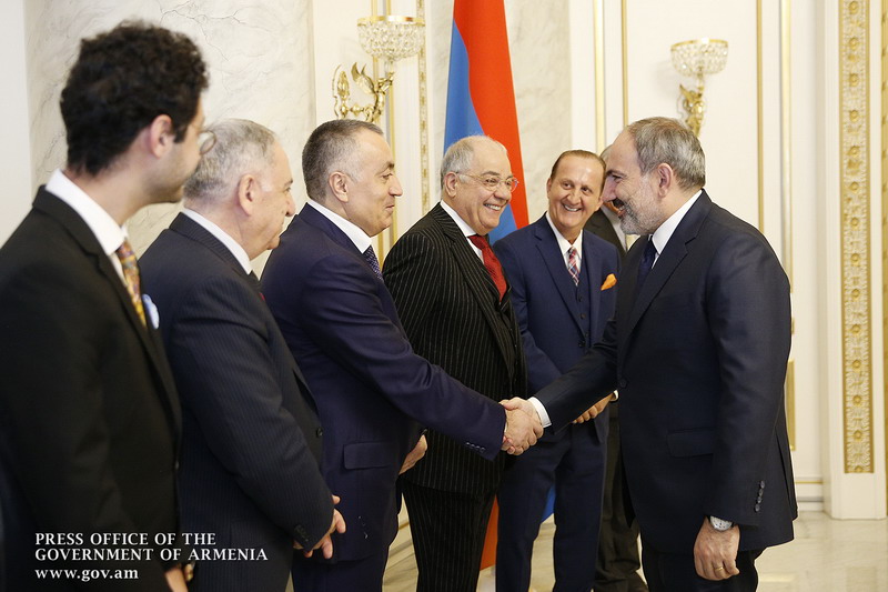 Группа армянских инвесторов из диаспоры представила премьер-министру различные инвестиционные проекты
