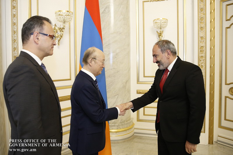 Никол Пашинян и гендиректор МАГАТЭ Юкиа Амано обсудили вопросы ядерной безопасности Армении