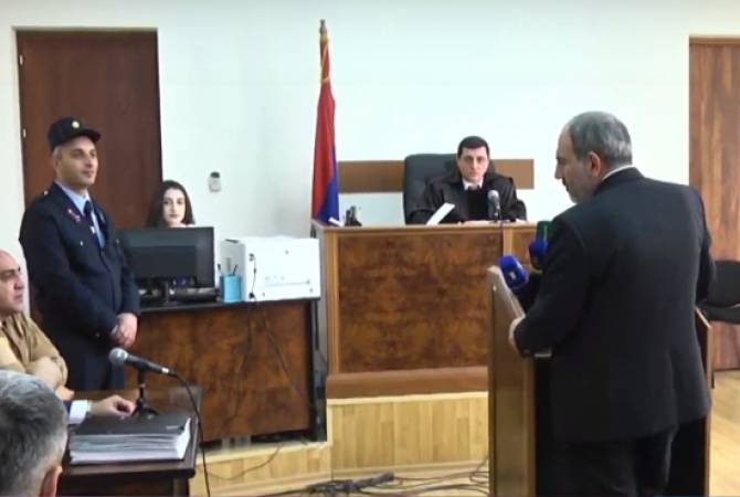 Никол Пашинян в суде дал показания по делу об инциденте в ходе избирательной кампании 2017г