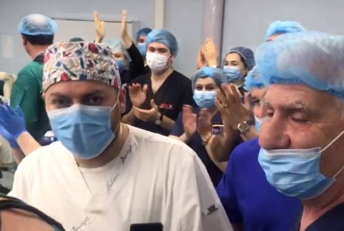 В Армении впервые проведена трансплантация печени от живого донора: видео