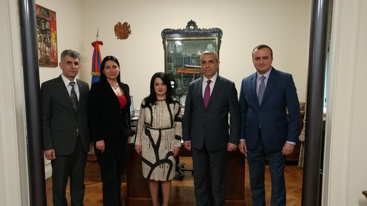 Глава МИД Арцаха Масис Маилян посетил посольство Армении в Аргентине