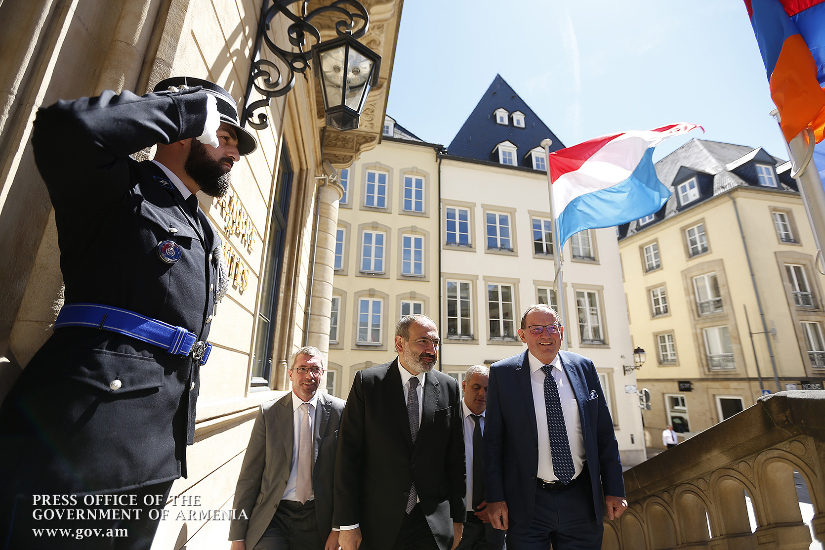 Никол Пашинян встретился с председателем и членами Палаты депутатов Люксембурга