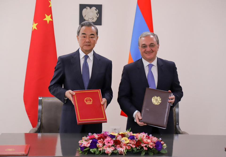 Подписано соглашение об отмене въездной визы между Арменией и Китаем