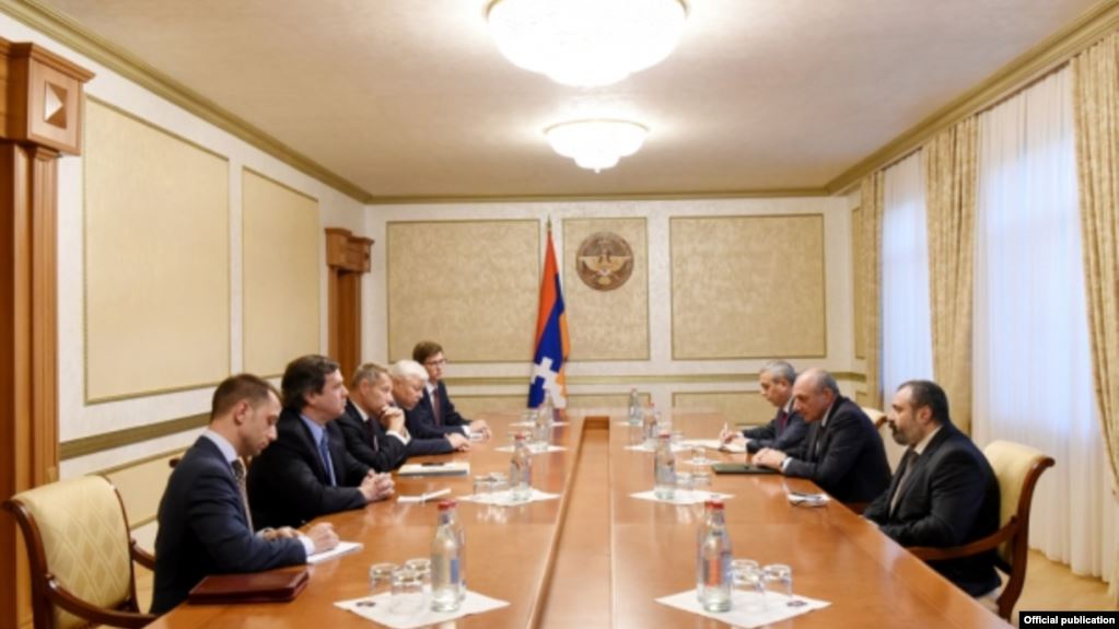Бако Саакян и сопредседатели МГ ОБСЕ обсудили вопрос восстановления полноценного переговорного формата