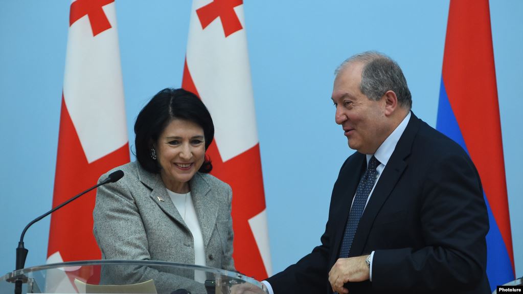Дружба Армении и Грузии – залог безопасности и стабильности в регионе: Армен Саргсян поздравил Саломе Зурабишвили