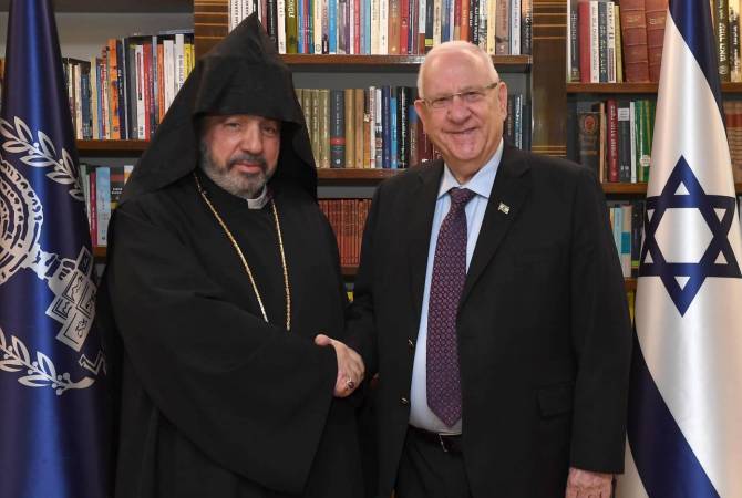 Армянский патриарх Иерусалима встретился с президентом Израиля