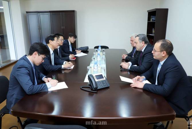 Представители МИД Армении и Китая провели политические консультации в Ереване