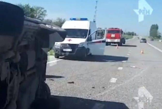 Микроавтобус из Армении попал в ДТП в России: есть пострадавшие