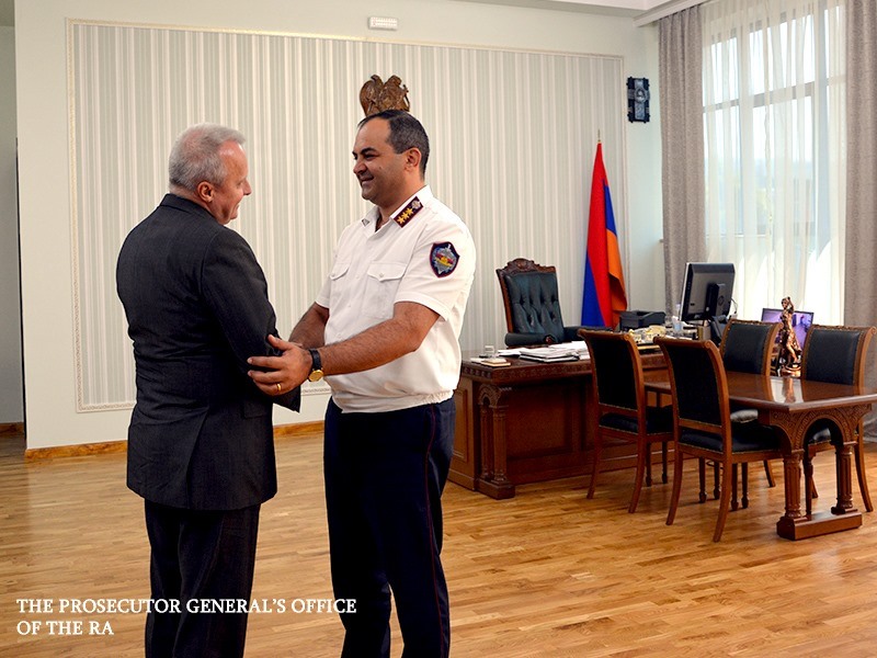 Посол России в Армении встретился с генпрокурором Артуром Давтяном: подробности