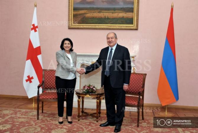 Всегда готова поддержать укрепление сотрудничества наших стран: Саломе Зурабишвили — Армену Саргсяну
