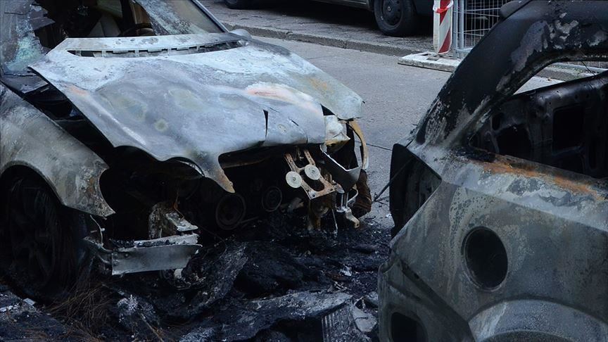В Салониках неизвестными совершен поджог автомобилей дипмиссии Турции