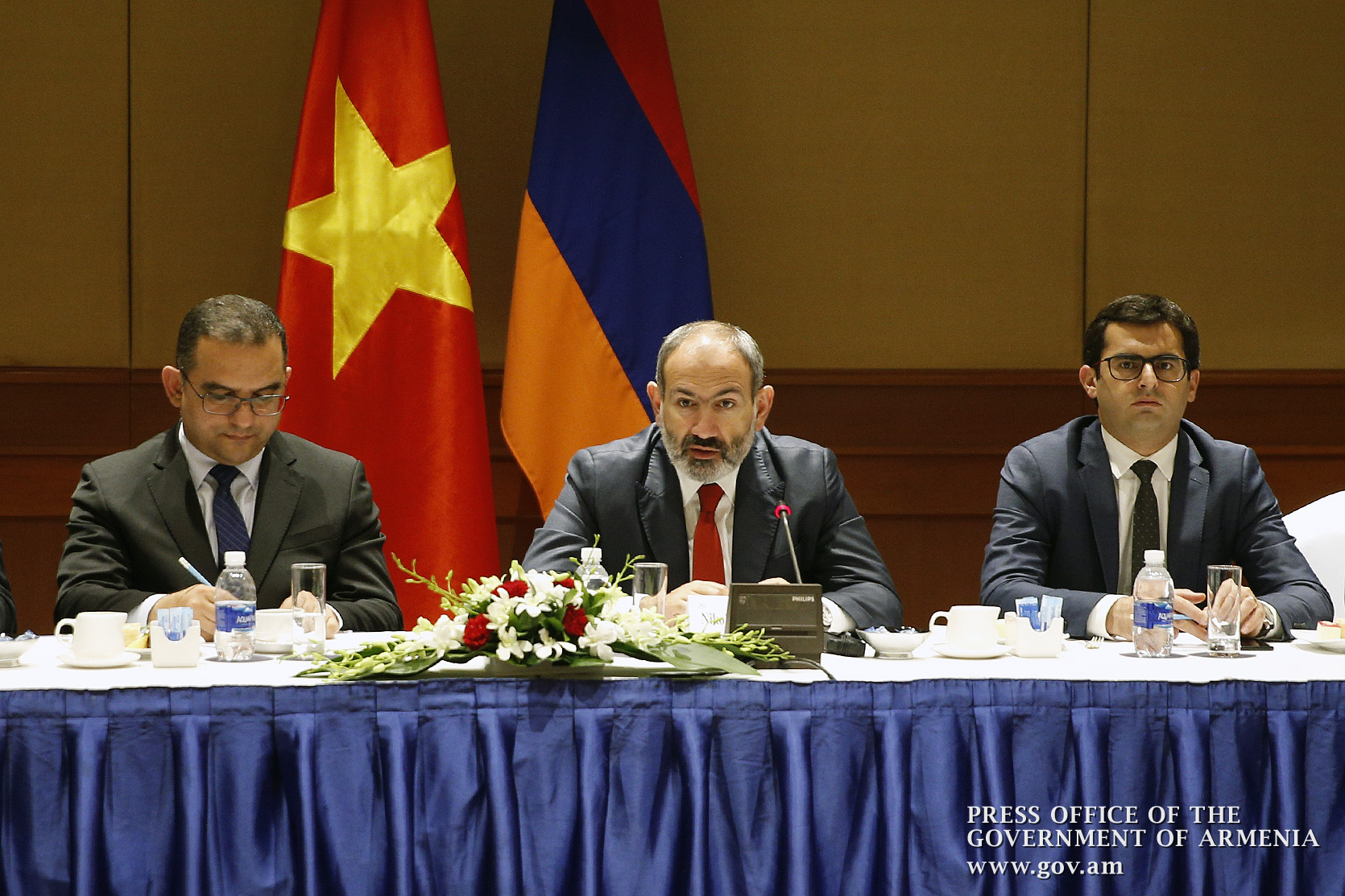 Премьер-министр обсудил с вьетнамскими предпринимателями возможности реализации различных инвестиционных программ в Армении