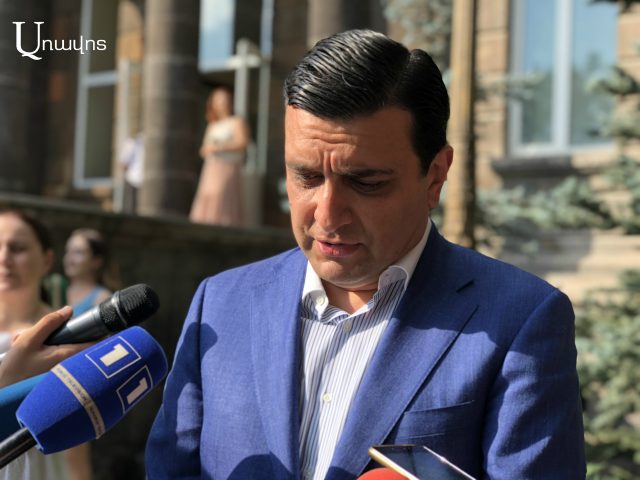 Мурадян о злоупотреблениях в МЦ «Сурб Григор Лусаворич»: «Когда появится доказанная правоохранителями доля вины, мы можем это обсудить»