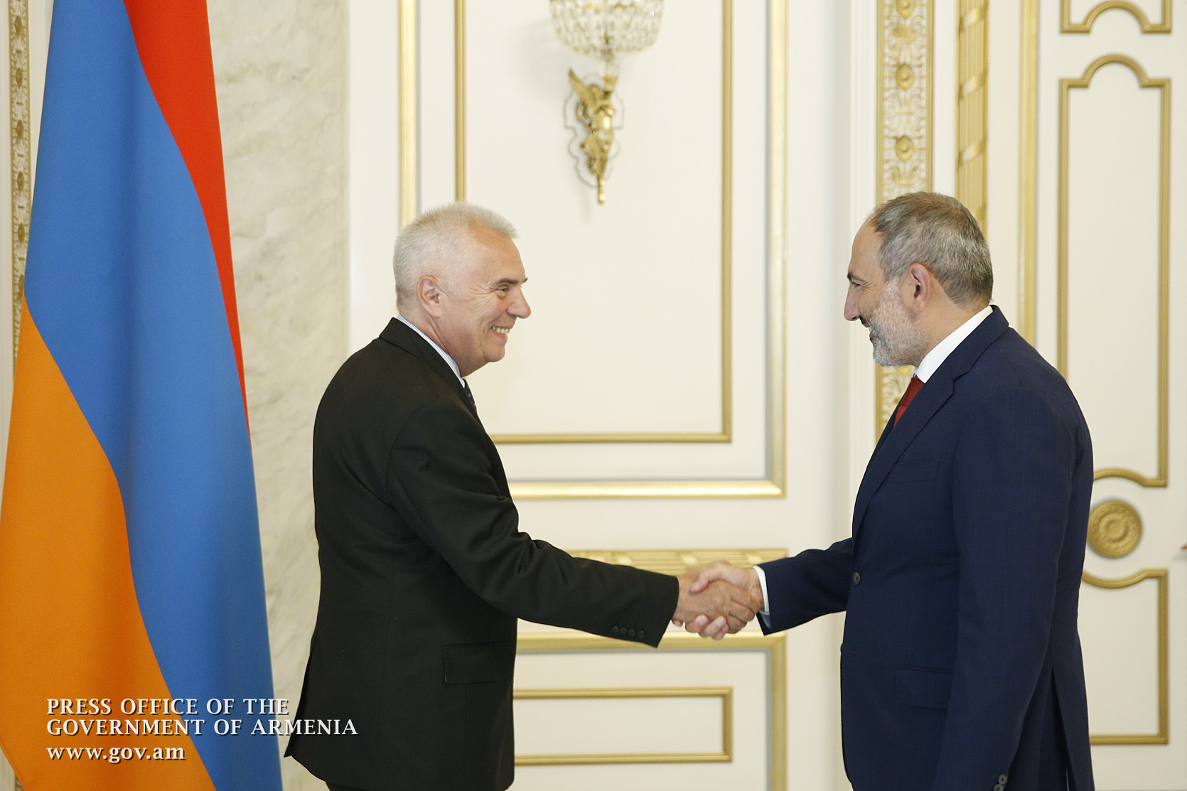 «Мы считаем вас другом Армении, демократии Армении»: Никол Пашинян — Петру Свитальскому