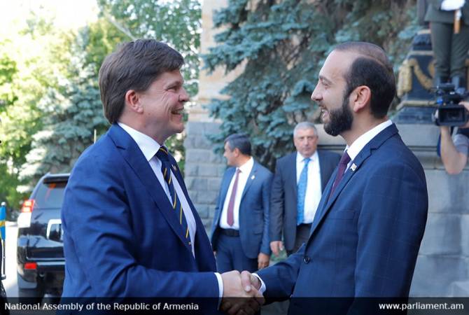 Завершился визит председателя Риксдага Швеции Андреаса Норлена в Армению