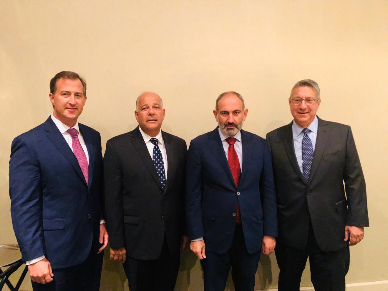 Премьер-министр Армении встретился с руководством Армянской Ассамблеи Америки