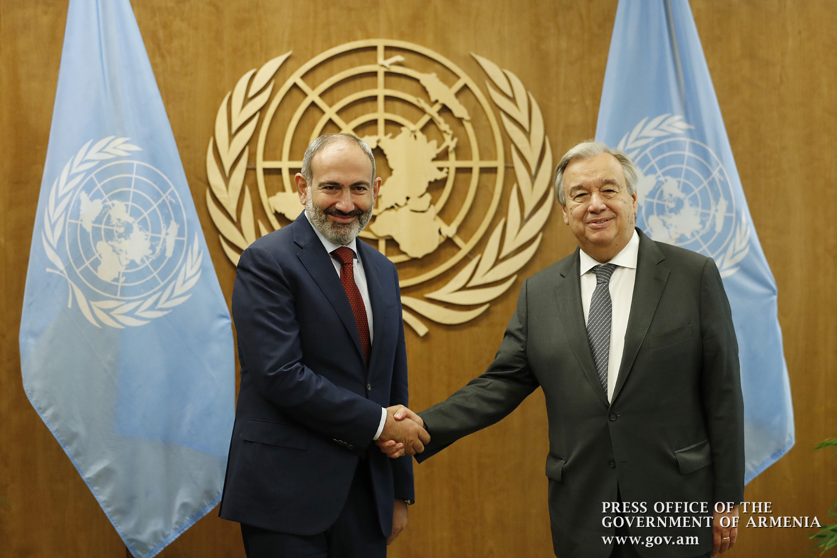 ООН полностью поддерживает повестку реформ Армении: премьер-министр Армении встретился с генсеком ООН