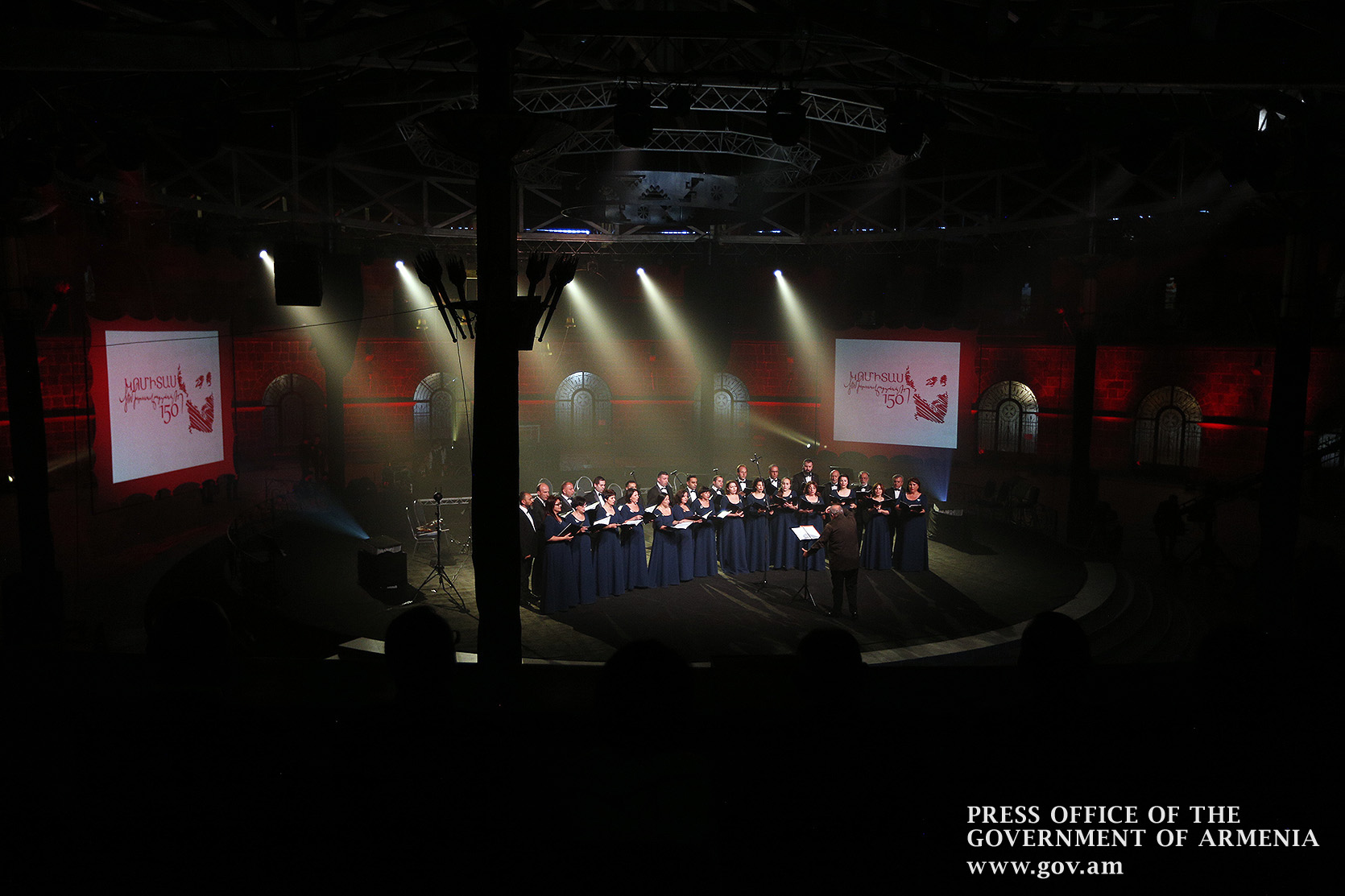В Черной крепости Гюмри состоялся концерт, посвященный 150-летию Комитаса