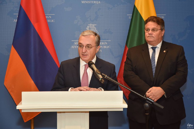 «У нас очень целевая повестка дня по укреплению и углублению отношений между Арменией и Литвой»: Мнацаканян