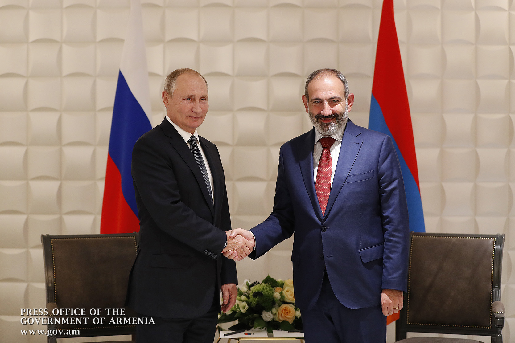 Пашинян и Путин обсудили широкий круг вопросов армяно-российских двусторонних отношений