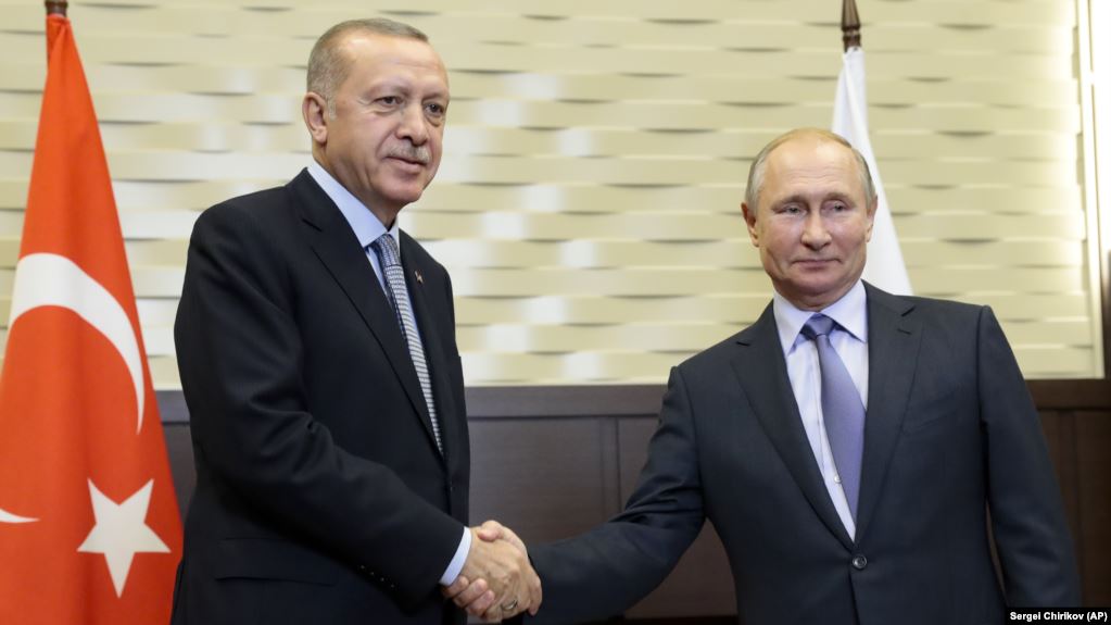 Путин объявил о достижении «судьбоносных договоренностей» с Эрдоганом по Сирии
