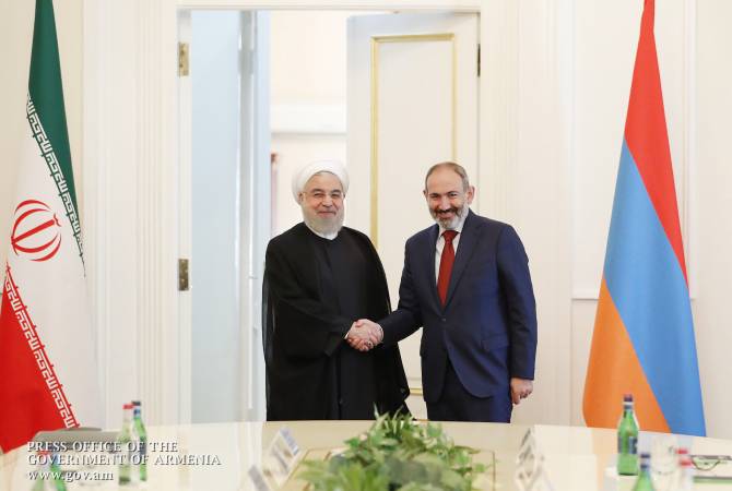Никол Пашинян и Хасан Роухани обсудили вопросы повестки армяно-иранских отношений