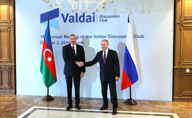 Алиев: Россия и Азербайджан «продолжат сотрудничество в военно-технической сфере»