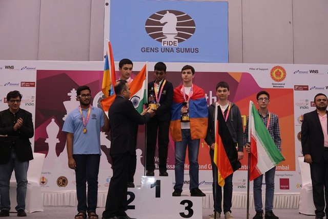 Шахматы: Шант Саргсян стал вице-чемпионом мира, Артур Давтян выиграл бронзу