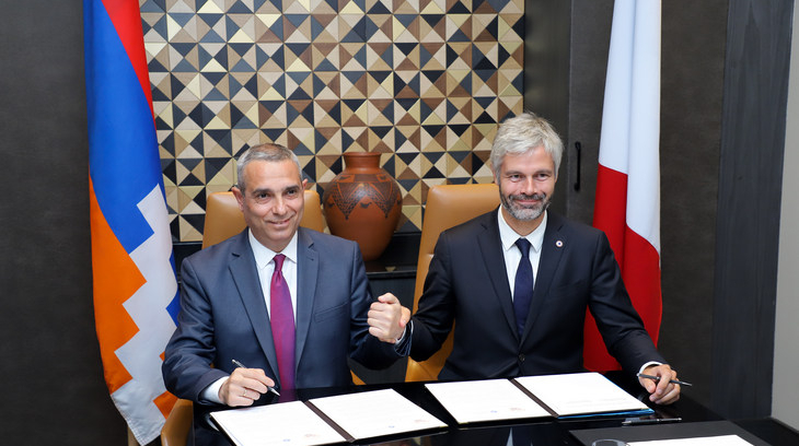 Республика Арцах и регион Овернь-Рона-Альпы Франции подписали совместную декларацию