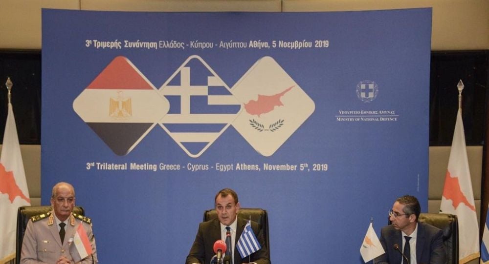 Министры обороны Кипра, Греции и Египта в Афинах осудили действия Турции