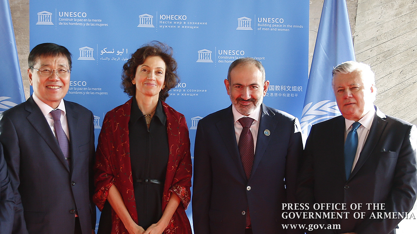 Никол Пашинян и Анна Акобян приняли участие в 40-й сессии Генеральной конференции ЮНЕСКО