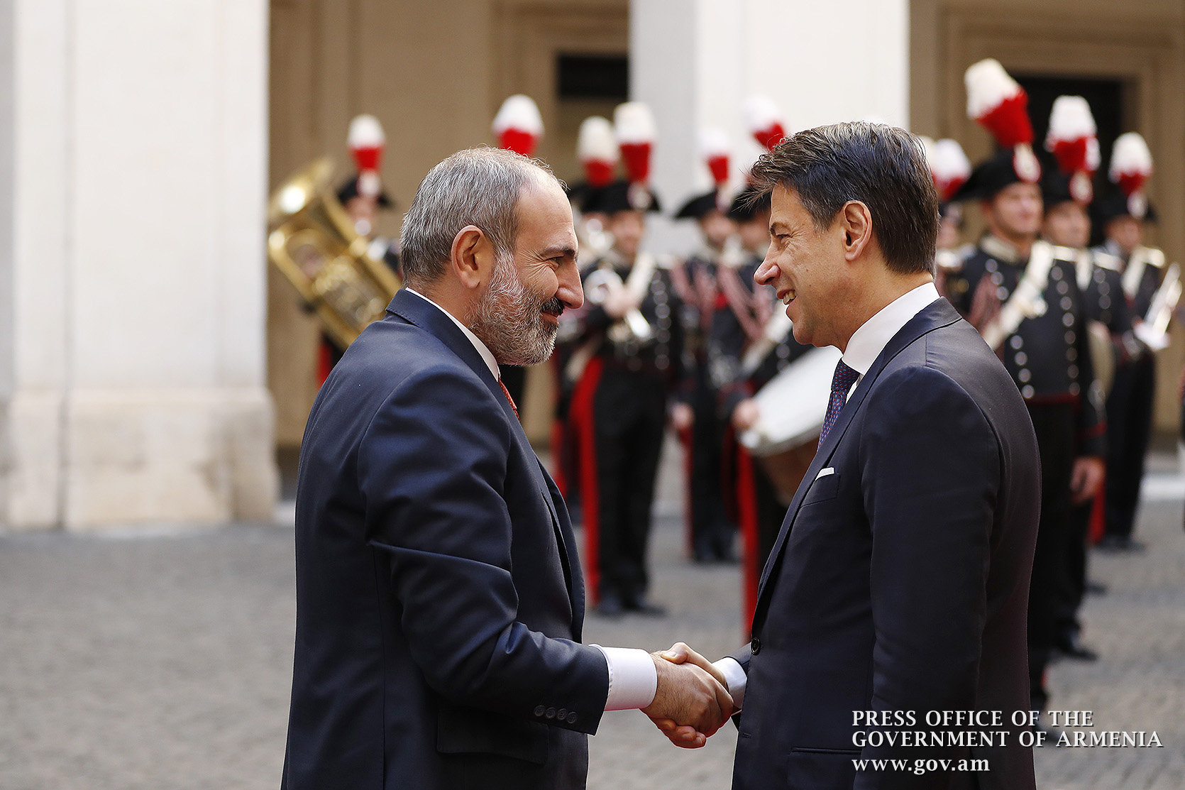 В Риме состоялись переговоры высокого уровня между премьер-министрами Армении и Италии