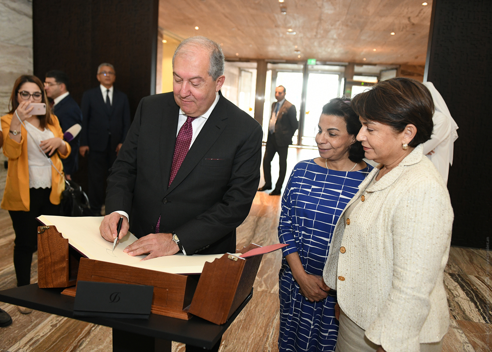 Сотрудничество Катарской национальной библиотеки с Национальной библиотекой Армении и Матенадараном будет ценным: президент Саргсян