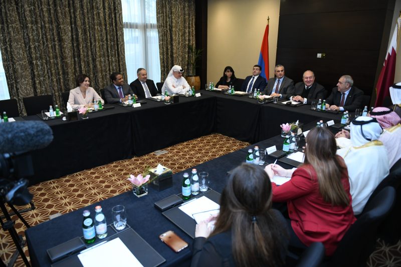 «Наши двери открыты для вас»: Президент Саргсян пригласил катарских бизнесменов инвестировать в Армении