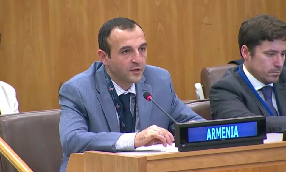 Право народа Нагорного Карабаха на самоопределение является одним из основных принципов мирного урегулирования: зампостпреда Армении в ООН