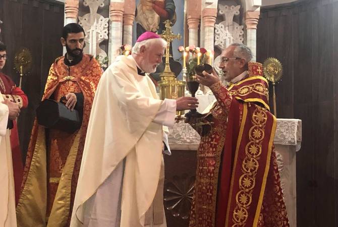 Секретарь Святого Престола посетил Гюмри и встретился с армянской католической общиной