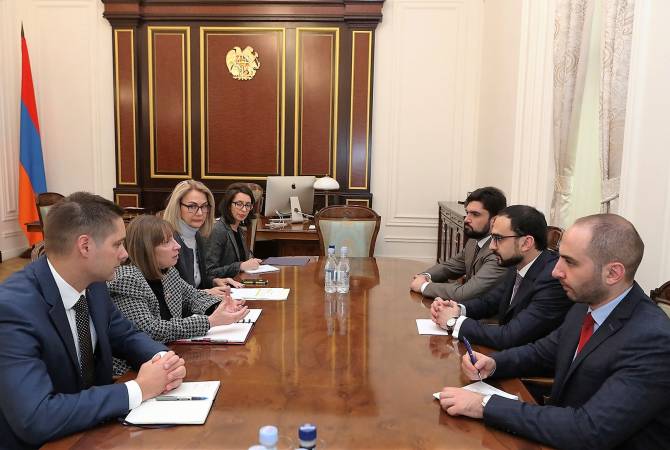 Вице-премьер Тигран Авинян принял посла США и директора миссии USAID в Армении