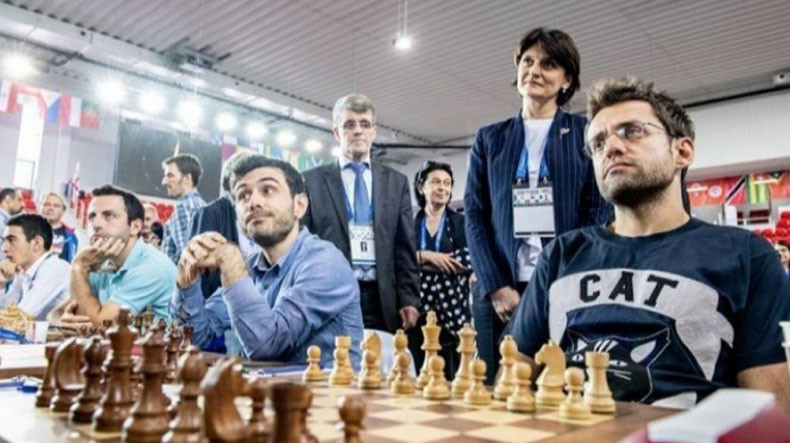 Шахматисты сборной Армении победили сборную Азербайджана в Чемпионате Европы в Батуми