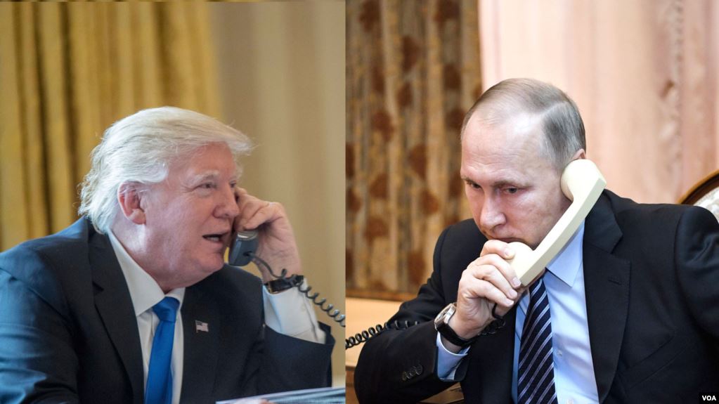Кремль: Путин поблагодарил Трампа за информацию, предотвратишую теракты в России
