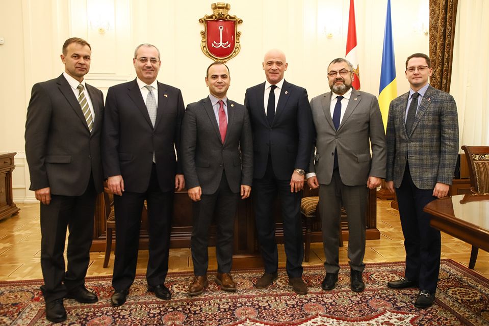 Заре Синанян встретился с губернатором Одесской области Украины и мэром Одессы