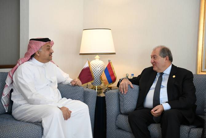 Президент Саргсян встретился с вице-премьером Катара Мухаммедом аль-Атия