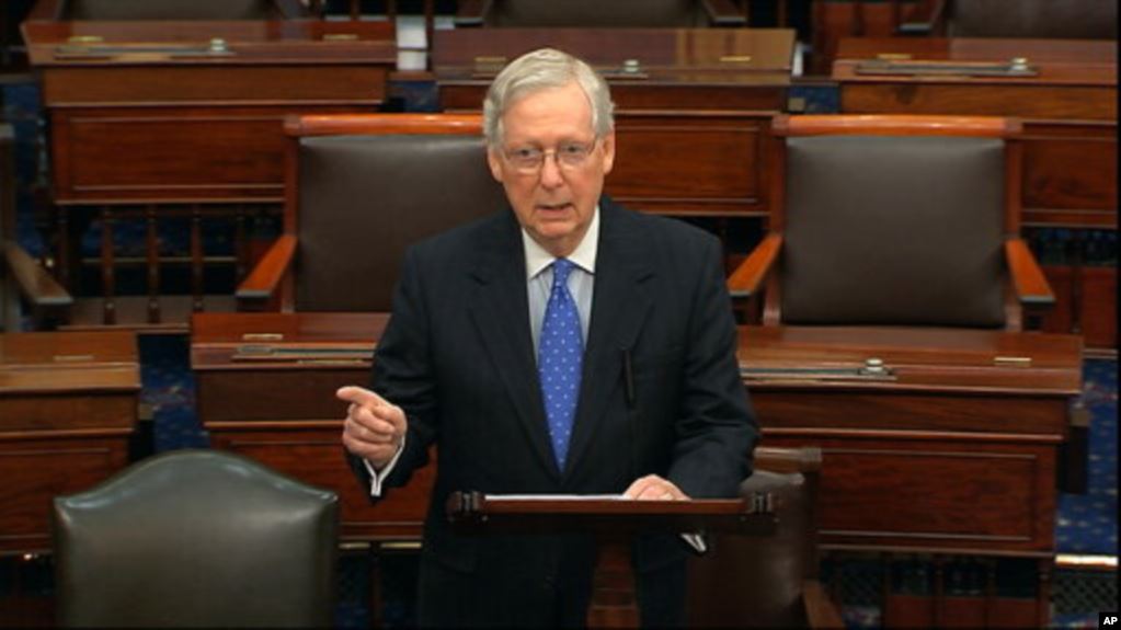 Митч Макконнелл: республиканцы в Сенате не исключают вызова свидетелей на слушания по импичменту