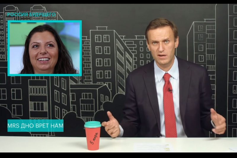 Алексей Навальный обрушился с критикой на Маргариту Симоньян: видео