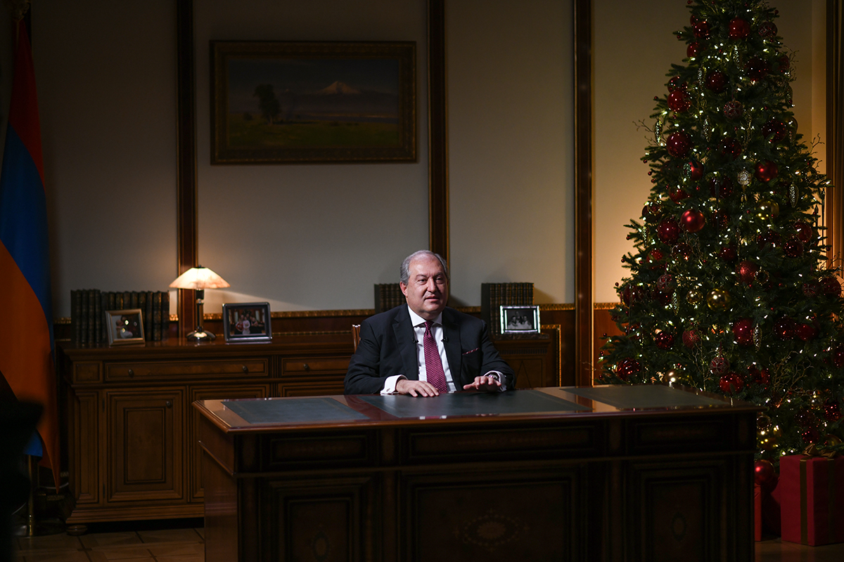 Поздравительное послание Президента Республики Армена Саргсяна по случаю Нового года