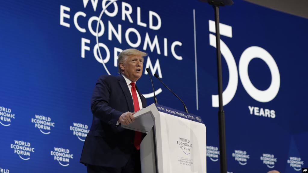 Трамп в Давосе: американская экономика – в разгаре невиданного экономического бума