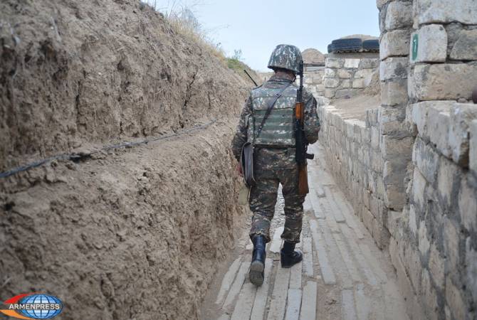 МО сообщает о раненном солдате в Арцахе