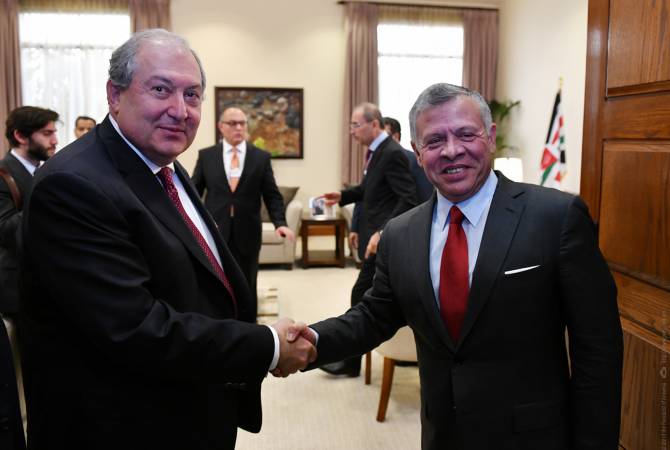 Король Иордании Абдалла Второй посетит Армению с официальным визитом