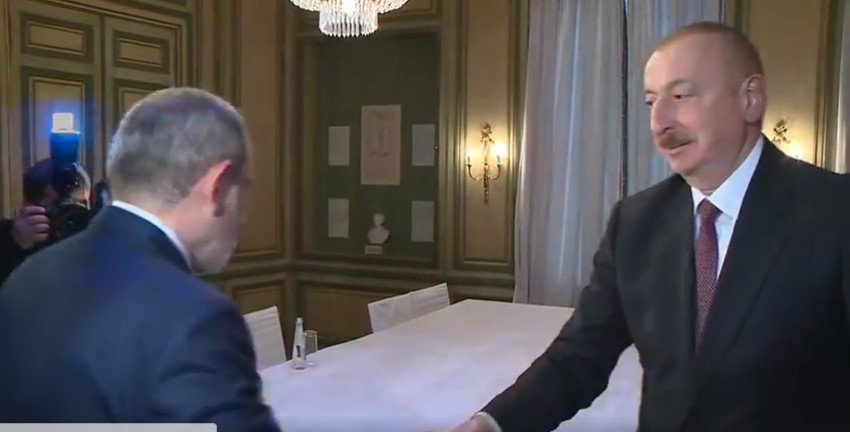 Никол Пашинян встретился с Ильхамом Алиевым в Мюнхене: видео