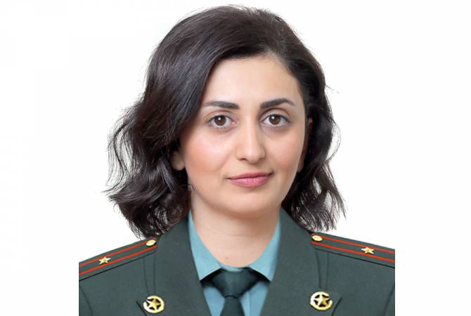 Майор Шушан Степанян назначена пресс-секретарем МО Армении
